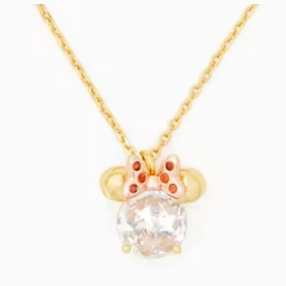 🤍▪️ Kate Spade▪️ x Disney Minnie Pendant Necklace in Clear